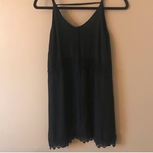 Nordstrom Black lace detailed dress